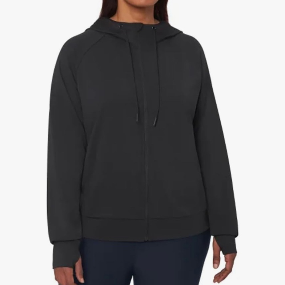 MONDETTA LIGHTWEIGHT FULL ZIP HOODIE